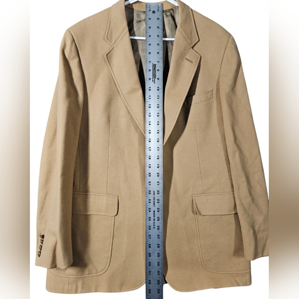 Unbranded Mens Camel Color 100% Pure Wool 2 Button Blazer/‎ Sports Jacket